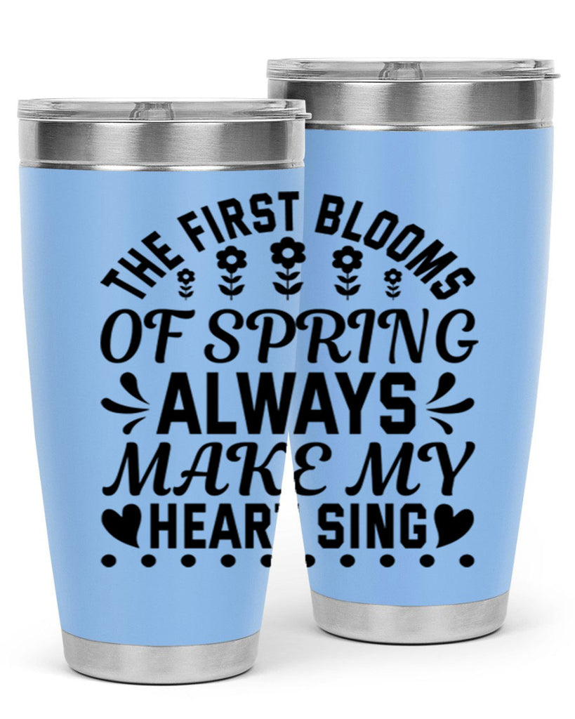 The first blooms of spring 549#- spring- Tumbler
