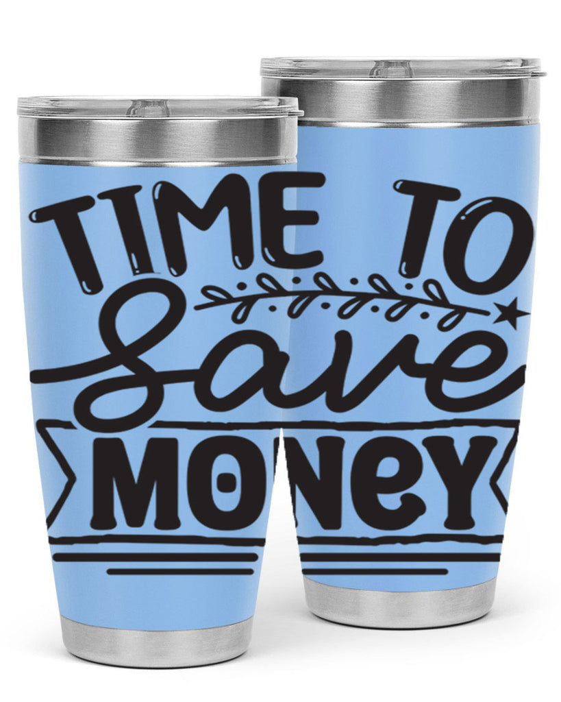 Time to save money 414#- winter- Tumbler