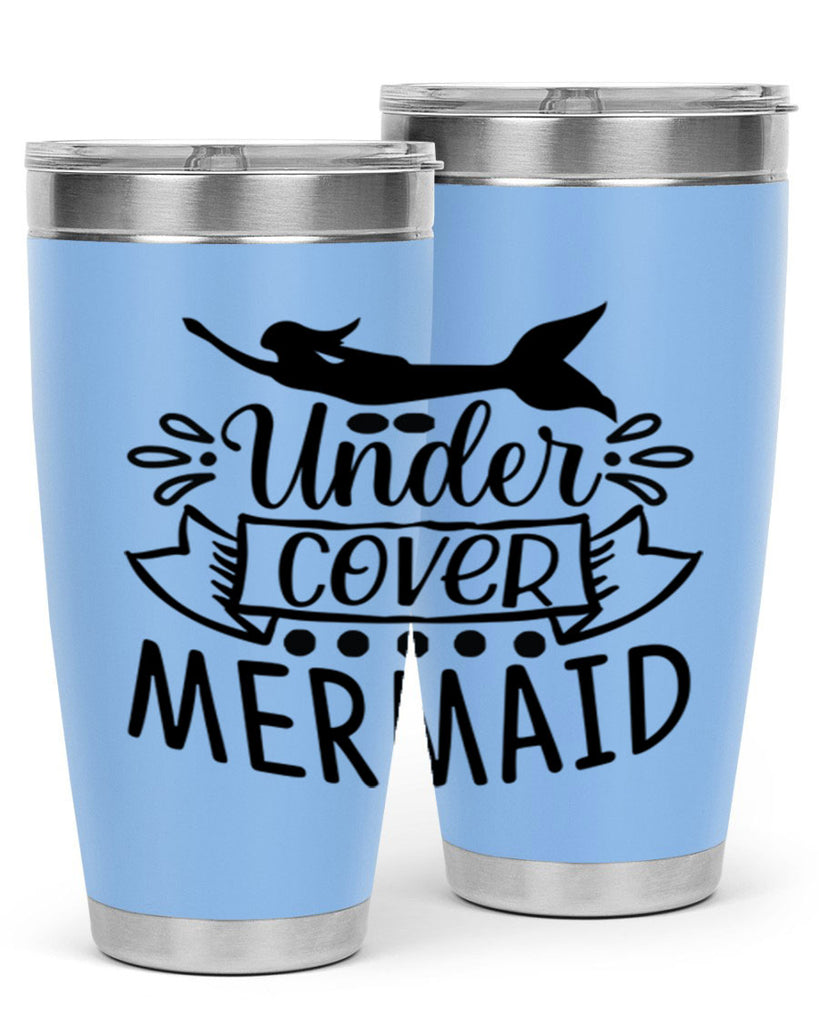 Under cover mermaid 645#- mermaid- Tumbler