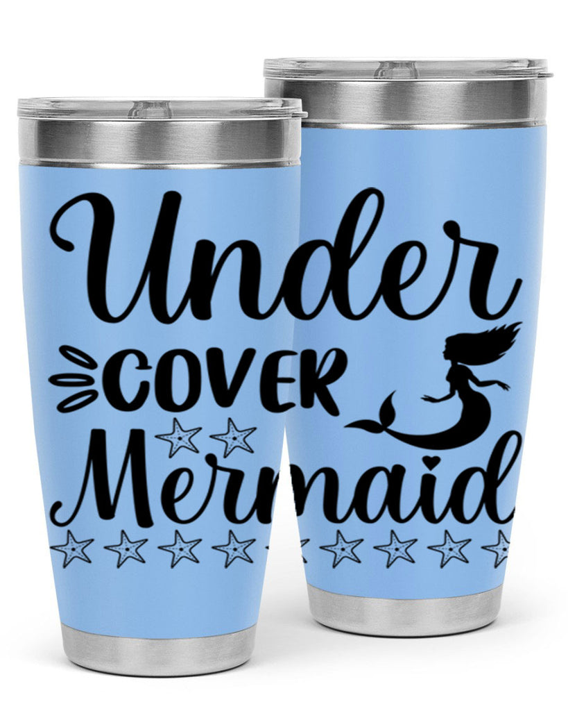 Under cover mermaid 650#- mermaid- Tumbler