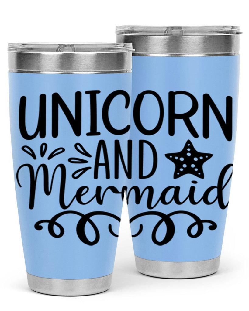 Unicorn And Mermaid 658#- mermaid- Tumbler
