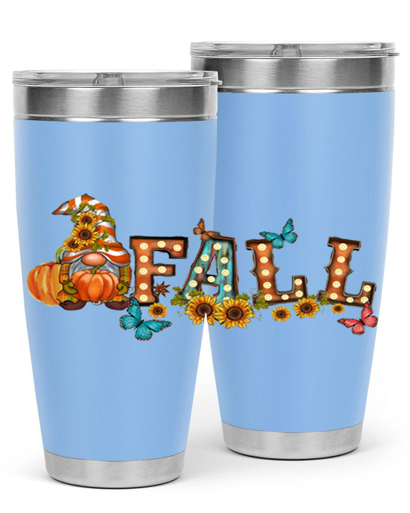 VintageFallGnome 626#- fall- Tumbler