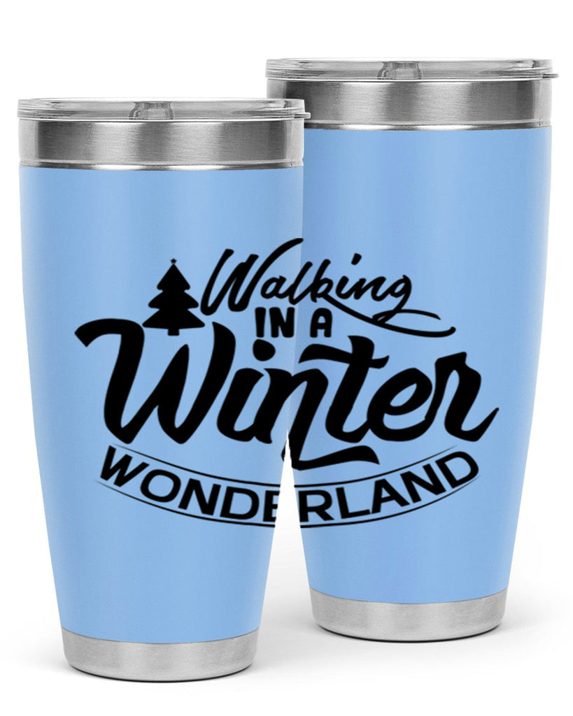 Walking In A Winter Wonderland 435#- winter- Tumbler