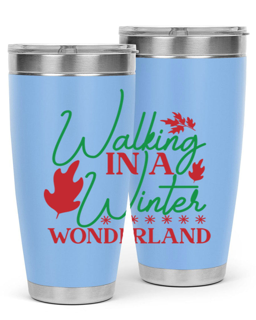 Walking In A Winter Wonderland 438#- winter- Tumbler