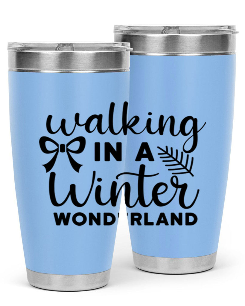 Walking In A Winter Wonderland 441#- winter- Tumbler