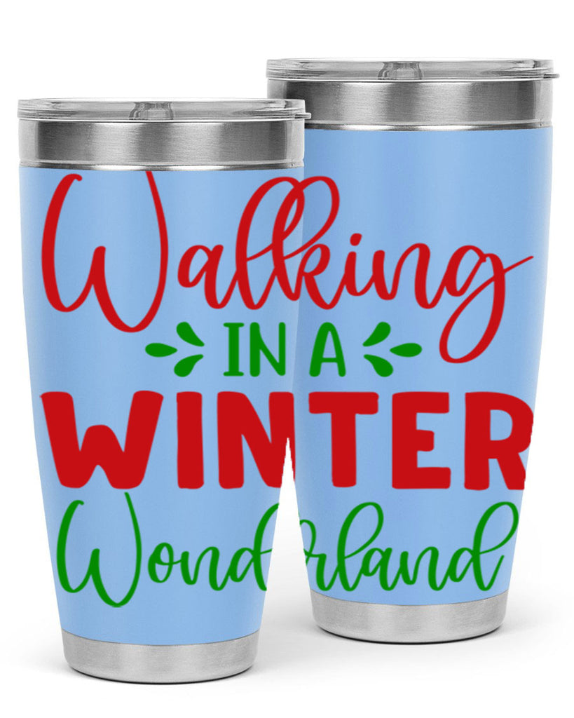 Walking in a Winter Wonderland 436#- winter- Tumbler