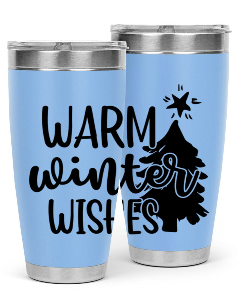 Warm Winter Wishes 451#- winter- Tumbler