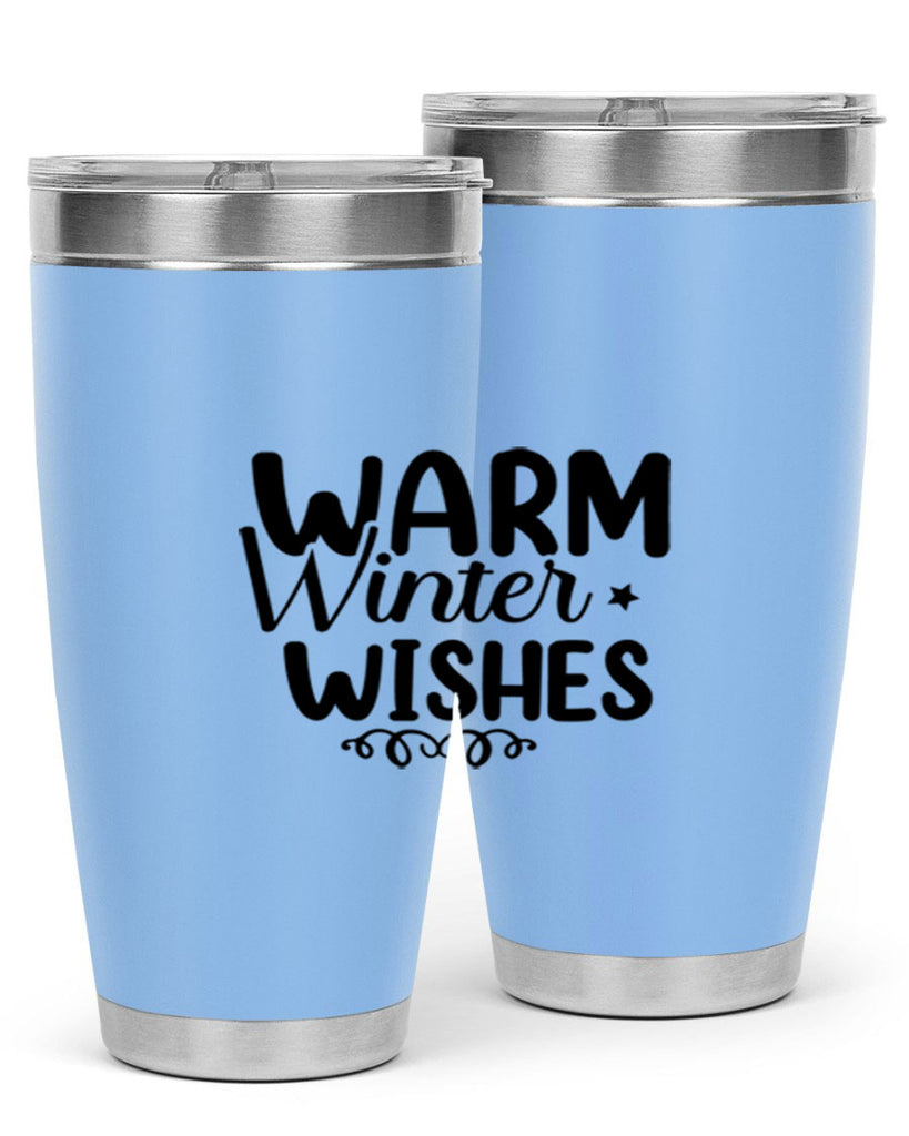 Warm Winter Wishes 453#- winter- Tumbler
