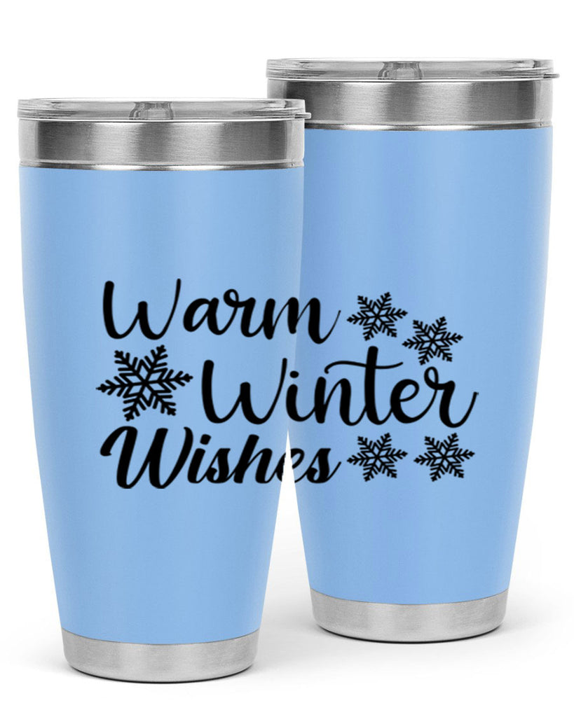 Warm Winter Wishes 466#- winter- Tumbler