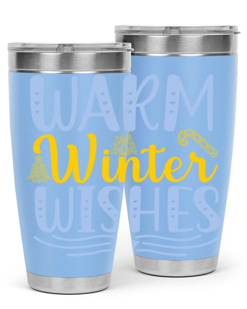 Warm winter wishes 449#- winter- Tumbler