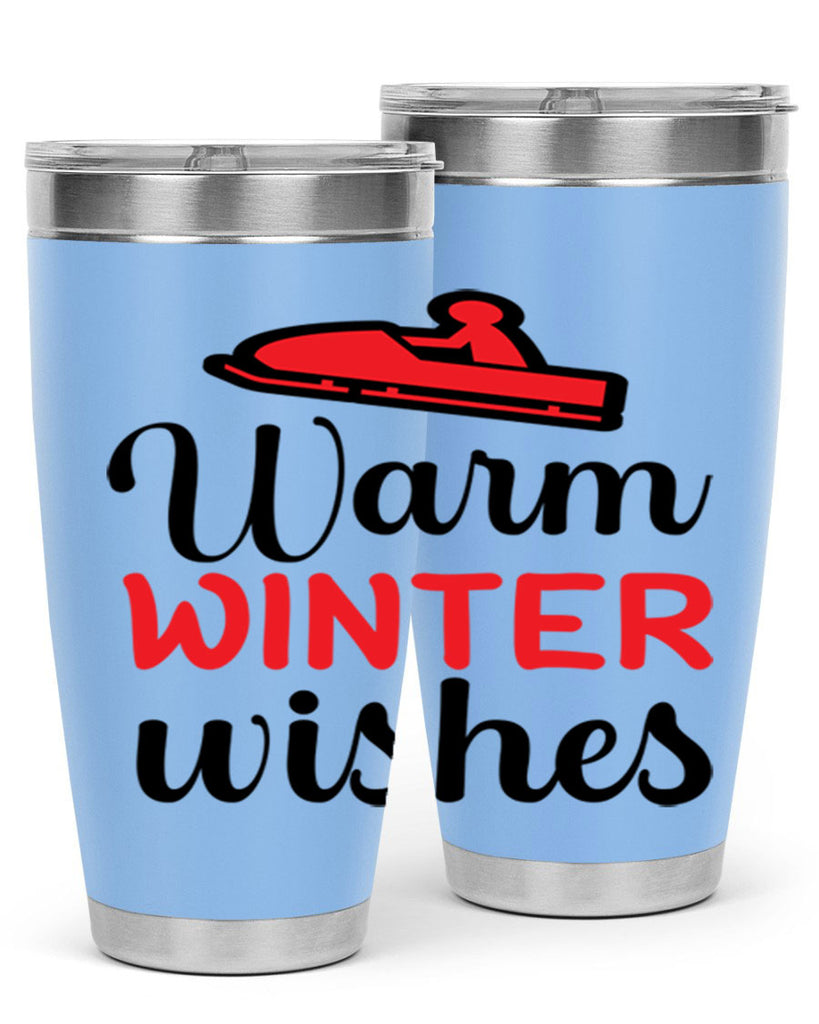 Warm winter wishes 452#- winter- Tumbler