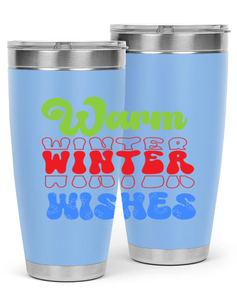 Warm winter wishes 458#- winter- Tumbler