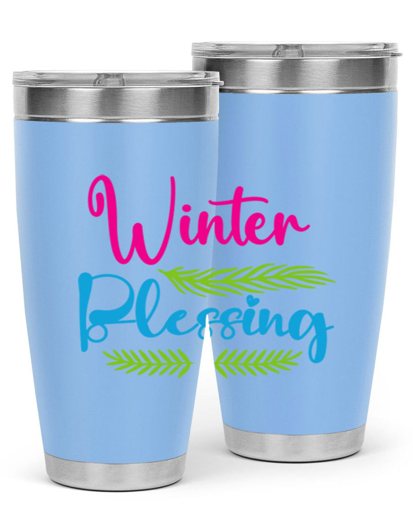 Winter Blessing 486#- winter- Tumbler
