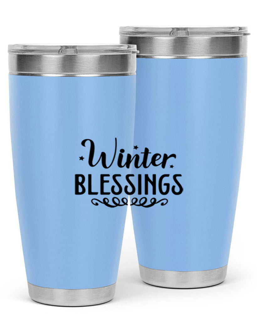 Winter Blessings 490#- winter- Tumbler