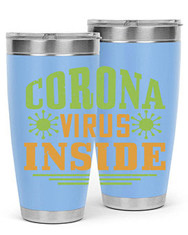 coronavirus inside Style 2#- corona virus- Tumbler