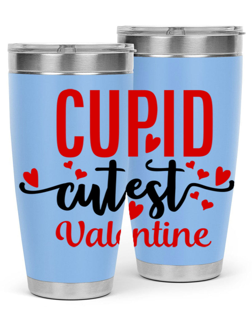 cupid cutest valentine 72#- valentines day- Tumbler