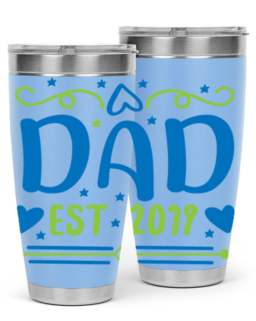 dad est 99#- fathers day- Tumbler