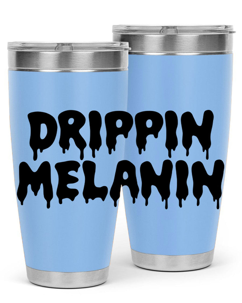 drippinmelanin  160#- black words phrases- Cotton Tank