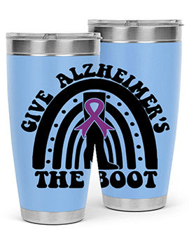give alzheimer s the boot 154#- alzheimers- Tumbler