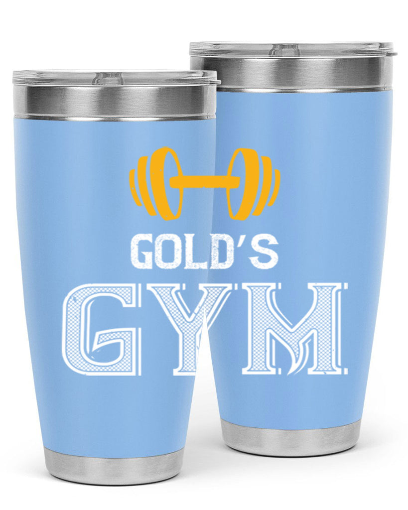 gold gym 101#- gym- Tumbler