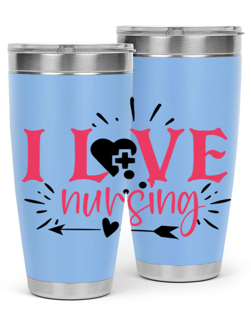 i love nursing Style 380#- nurse- tumbler
