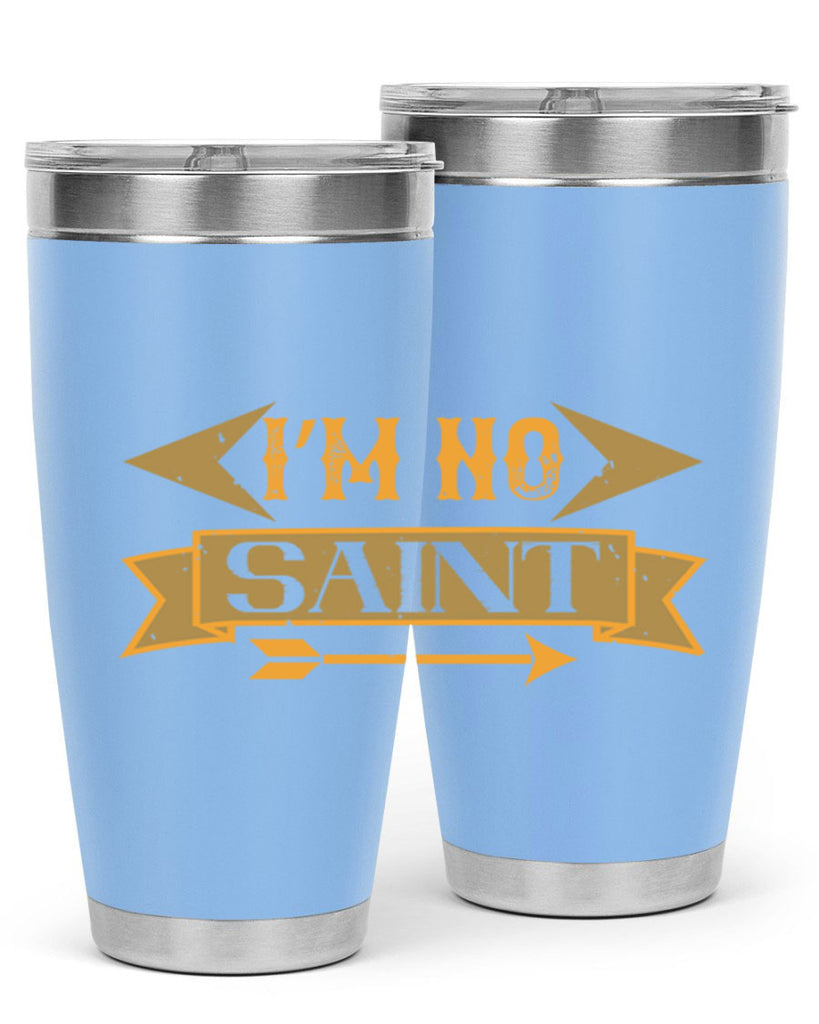 i’m no saint 59#- mardi gras- Tumbler