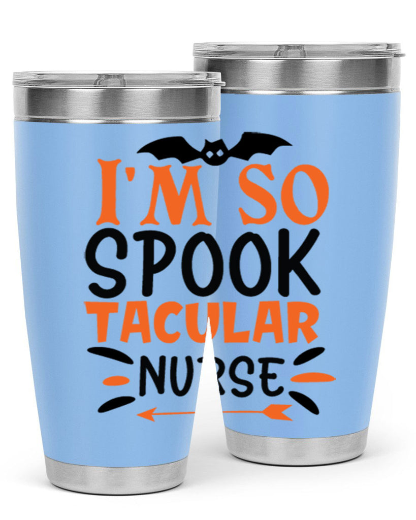 im so spooktacular nurse 111#- halloween- Tumbler
