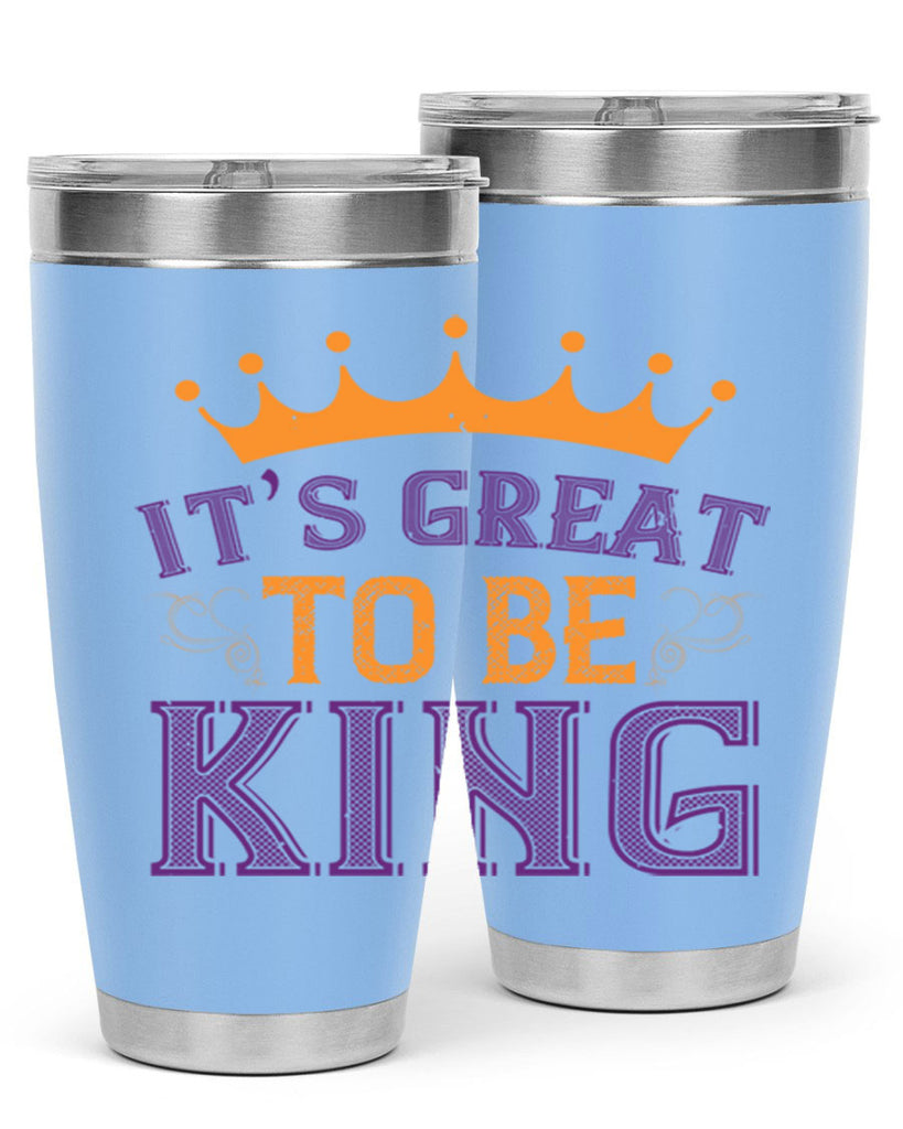 it’s great to be king 61#- mardi gras- Tumbler