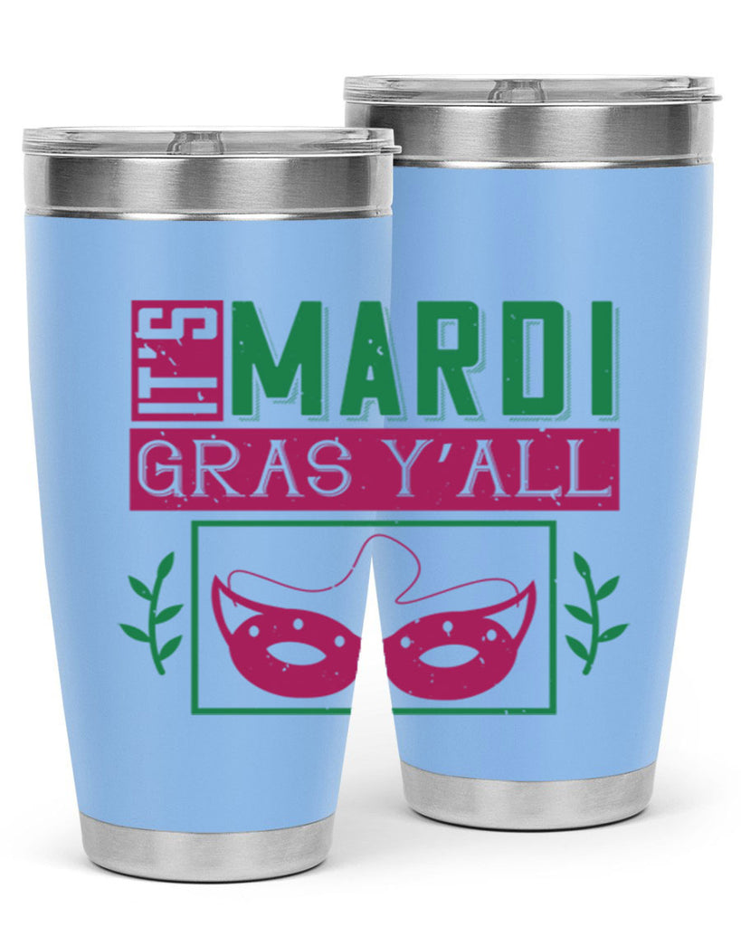 it’s mardi gras y’all 60#- mardi gras- Tumbler