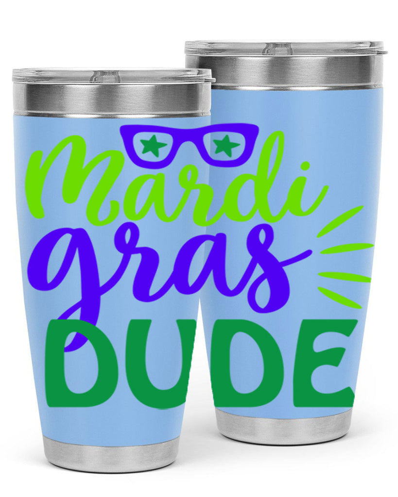 mardi gras dude 10#- mardi gras- Tumbler
