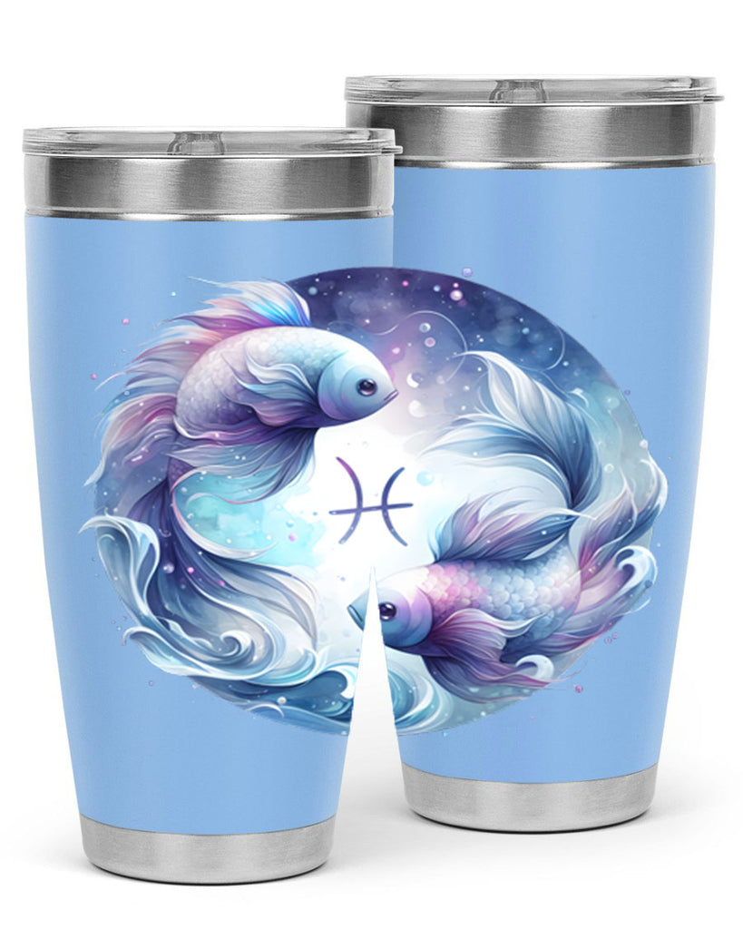 pisces 349#- zodiac- Tumbler