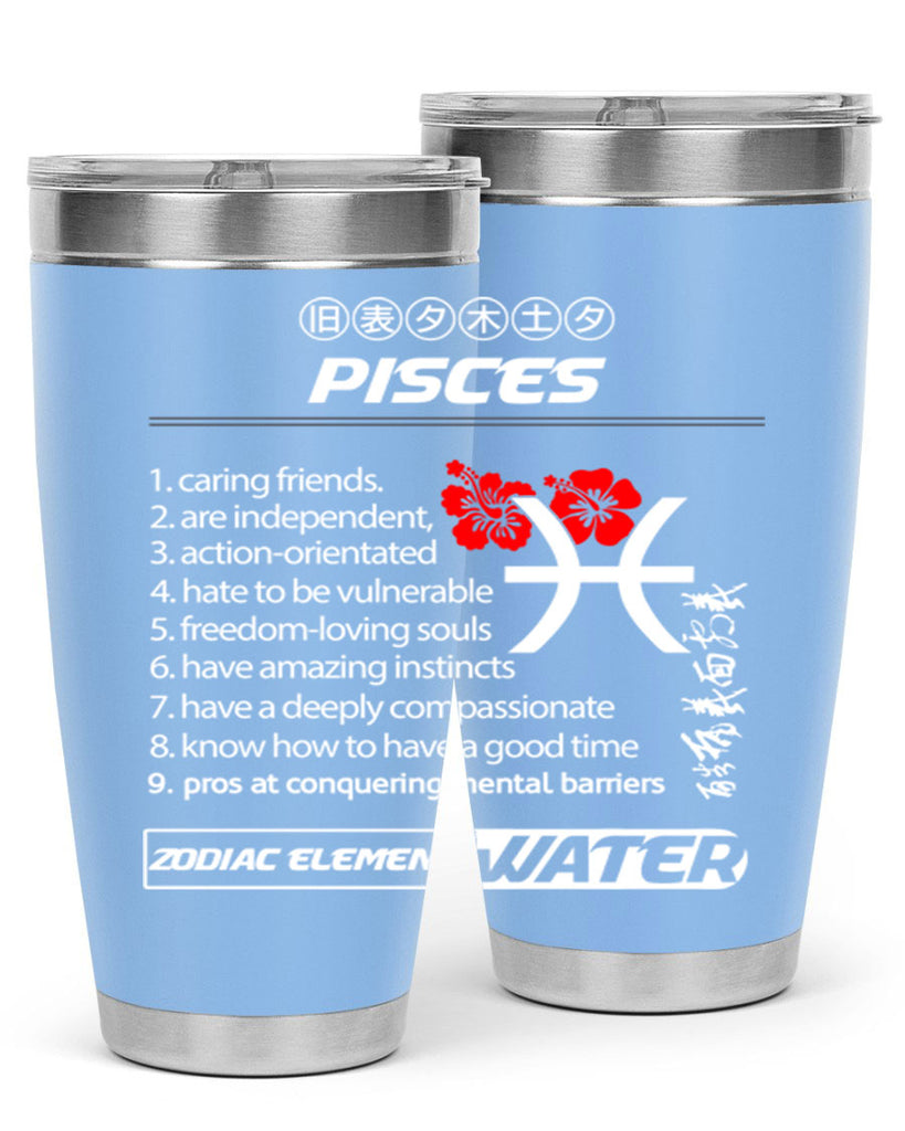 pisces 356#- zodiac- Tumbler