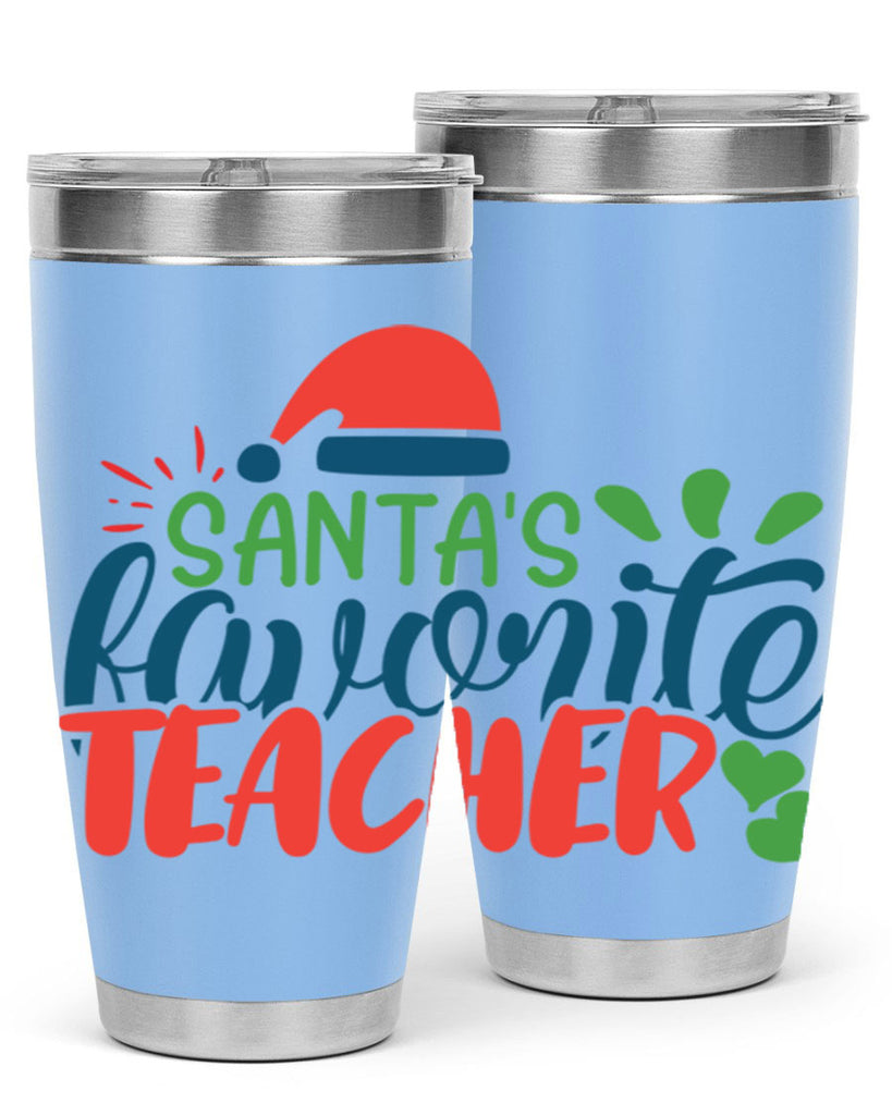 santas favorite teacher Style 151#- teacher- tumbler