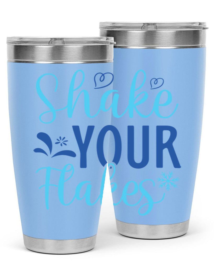 shake your flakes 359#- winter- Tumbler