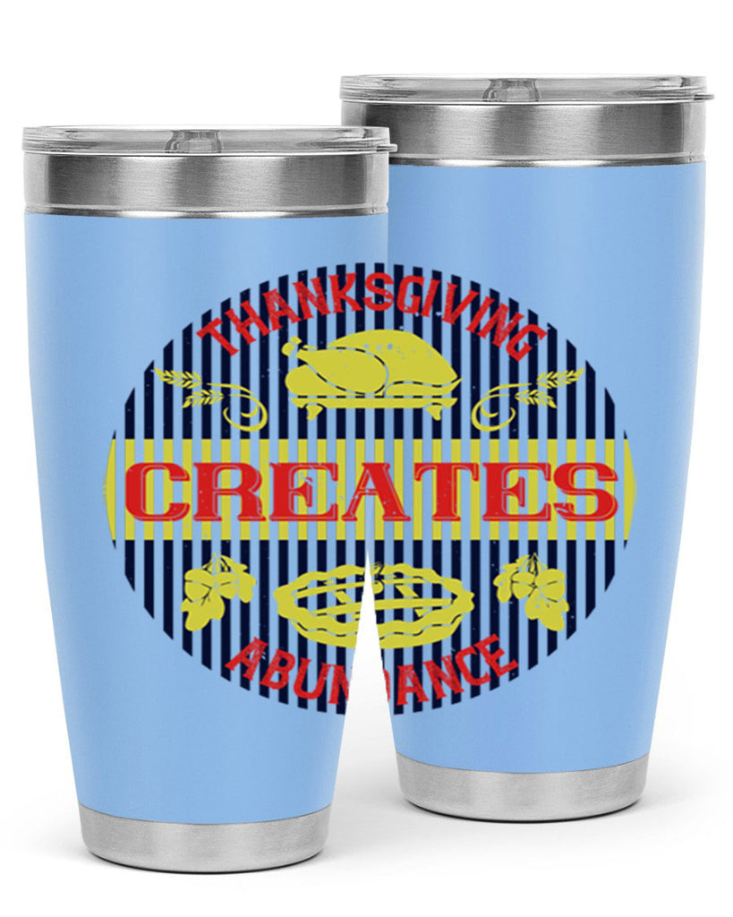 thanksgiving creates abundance 14#- thanksgiving- Tumbler