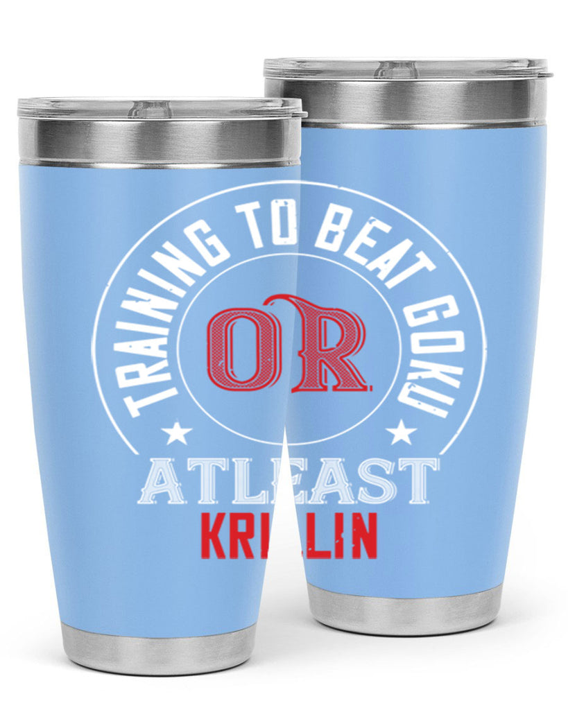 training to beat goku or atleast krillin 60#- gym- Tumbler