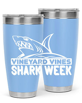 vineyard vines Shark Week Style 8#- shark  fish- Tumbler