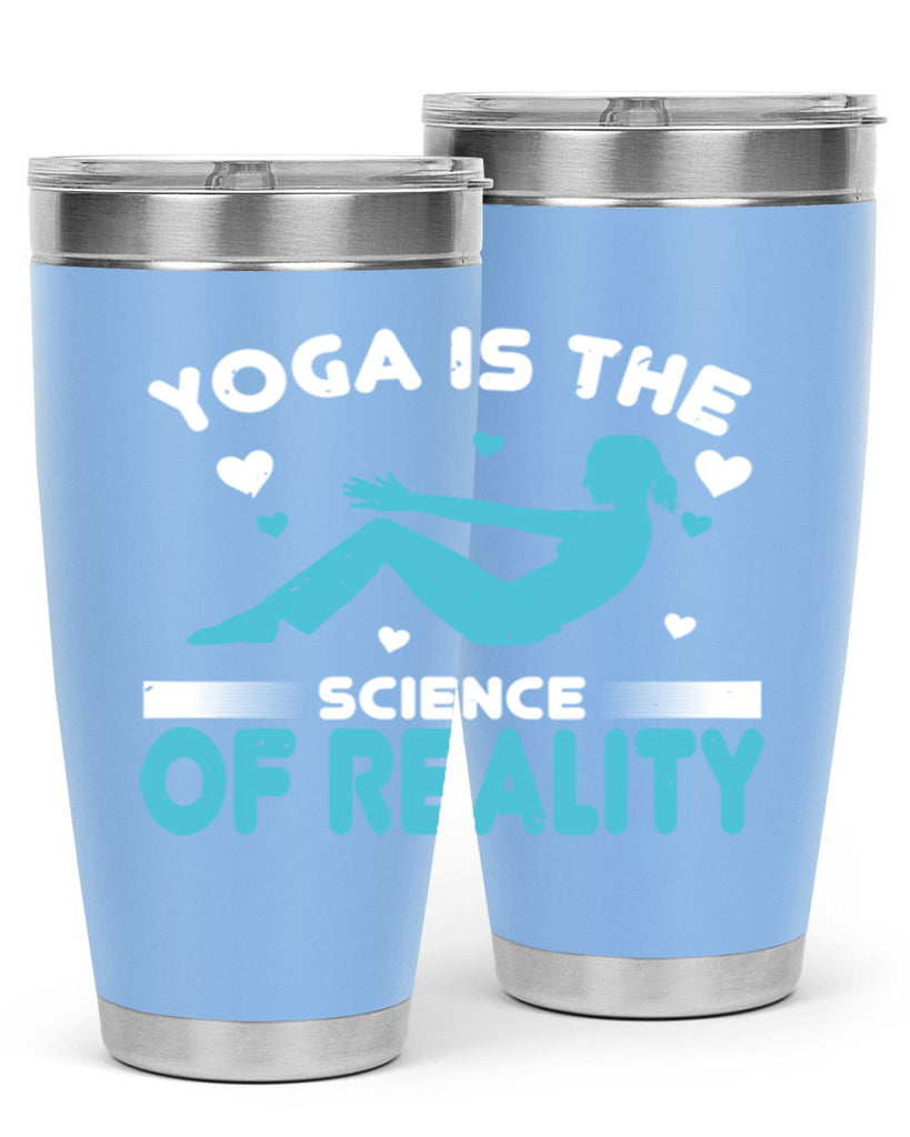 yoga is the science of reality 16#- yoga- Tumbler