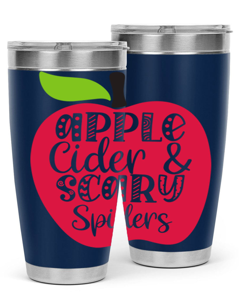Apple Cider Scary Spiders 10#- fall- Tumbler