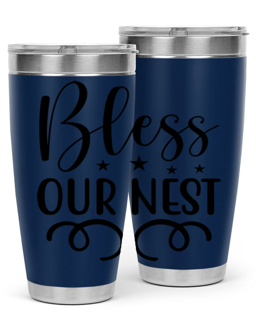 Bless Our Nest 50#- spring- Tumbler