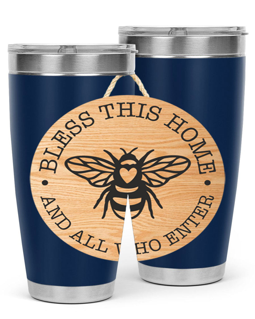 Bless this Home Bee Mockup58#- spring- Tumbler