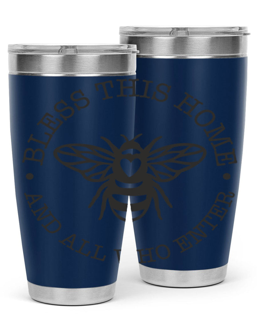 Bless this Home Bee59#- spring- Tumbler