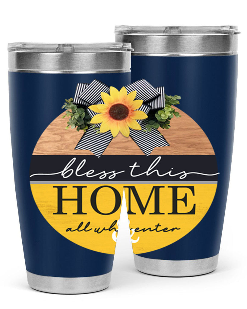 Bless this Home and all Mockup56#- spring- Tumbler