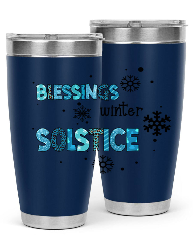 Blessings winter solstice 25#- winter- Tumbler