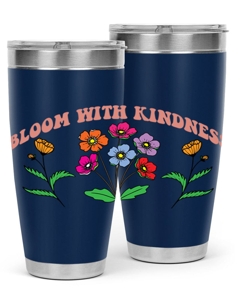 Bloom with Kindness  92#- spring- Tumbler