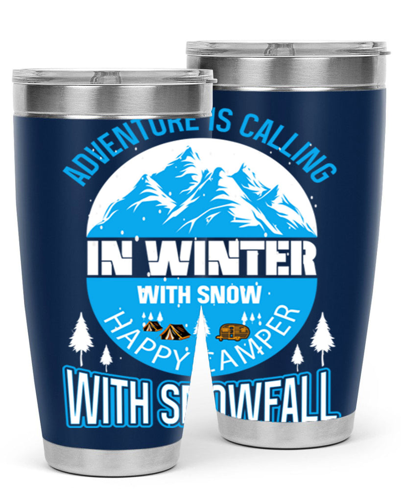 Camping Winter 39#- winter- Tumbler