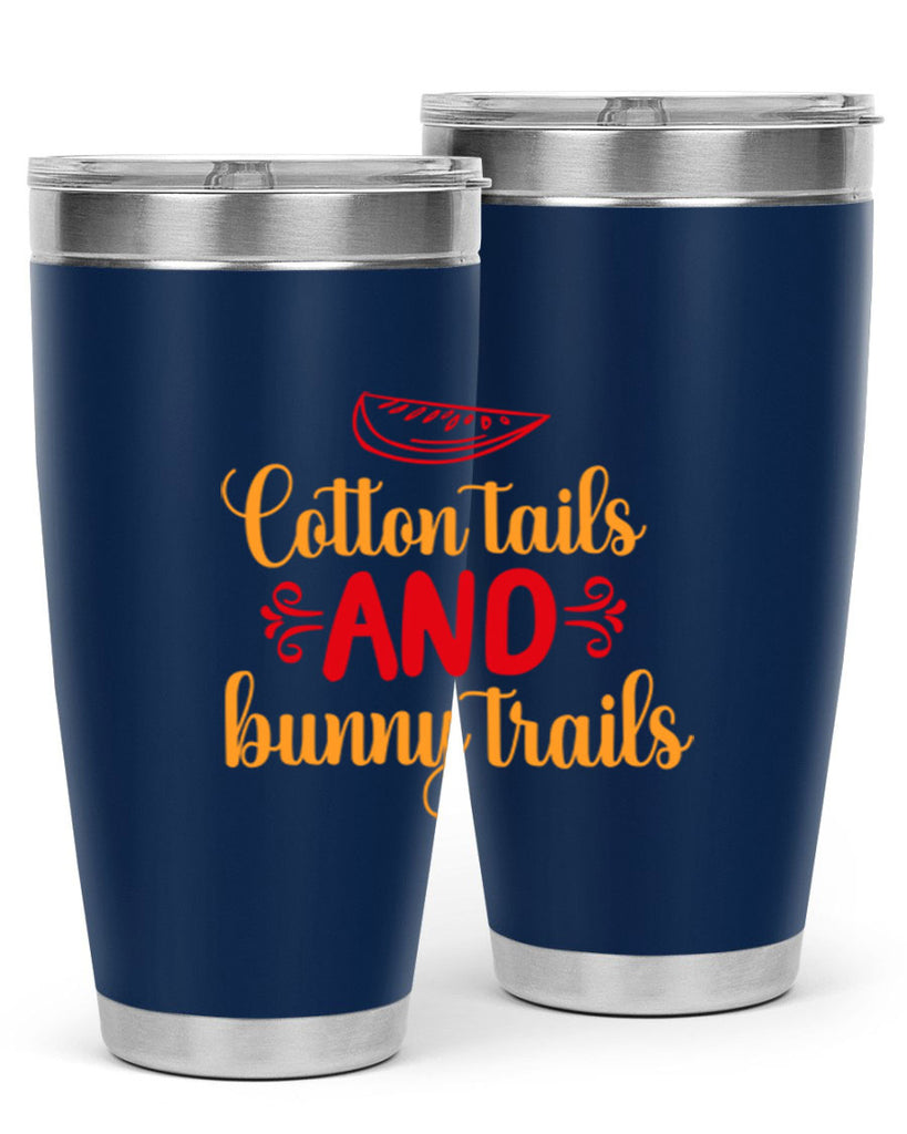 Cotton tails and bunny trails 111#- spring- Tumbler