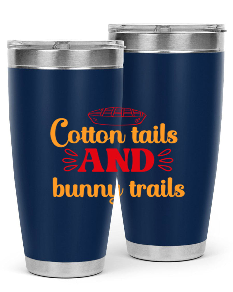 Cotton tails and bunny trails 112#- spring- Tumbler