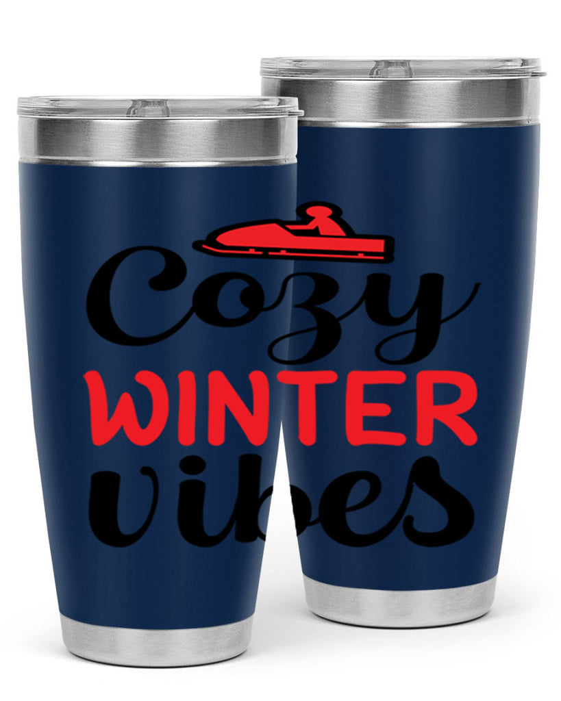 Cozy winter vibes 68#- winter- Tumbler