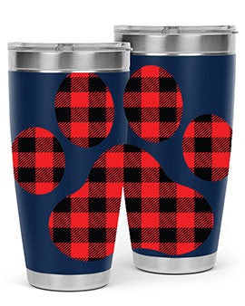Dog Paw Style 94#- dog- Tumbler